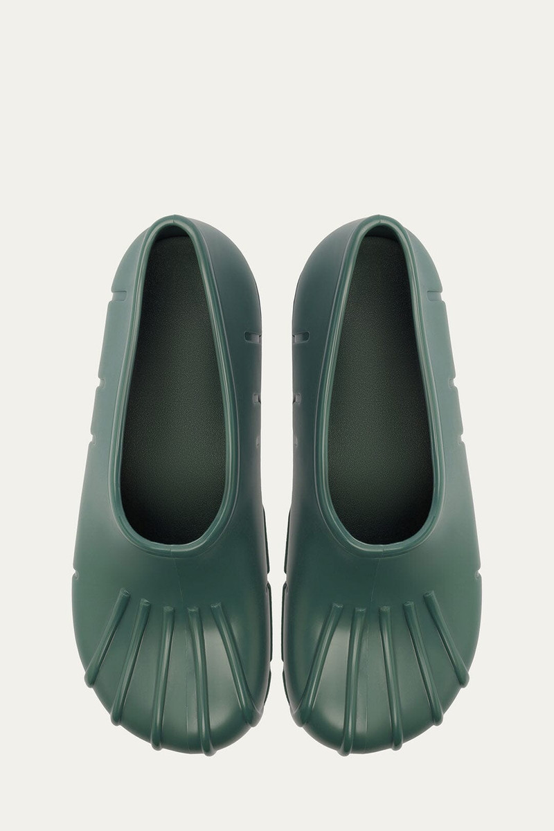 Forest Green Monstera Rain Shoe 3