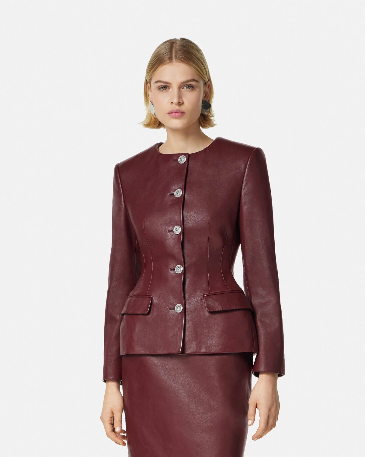 Leather Hourglass Jacket - 4