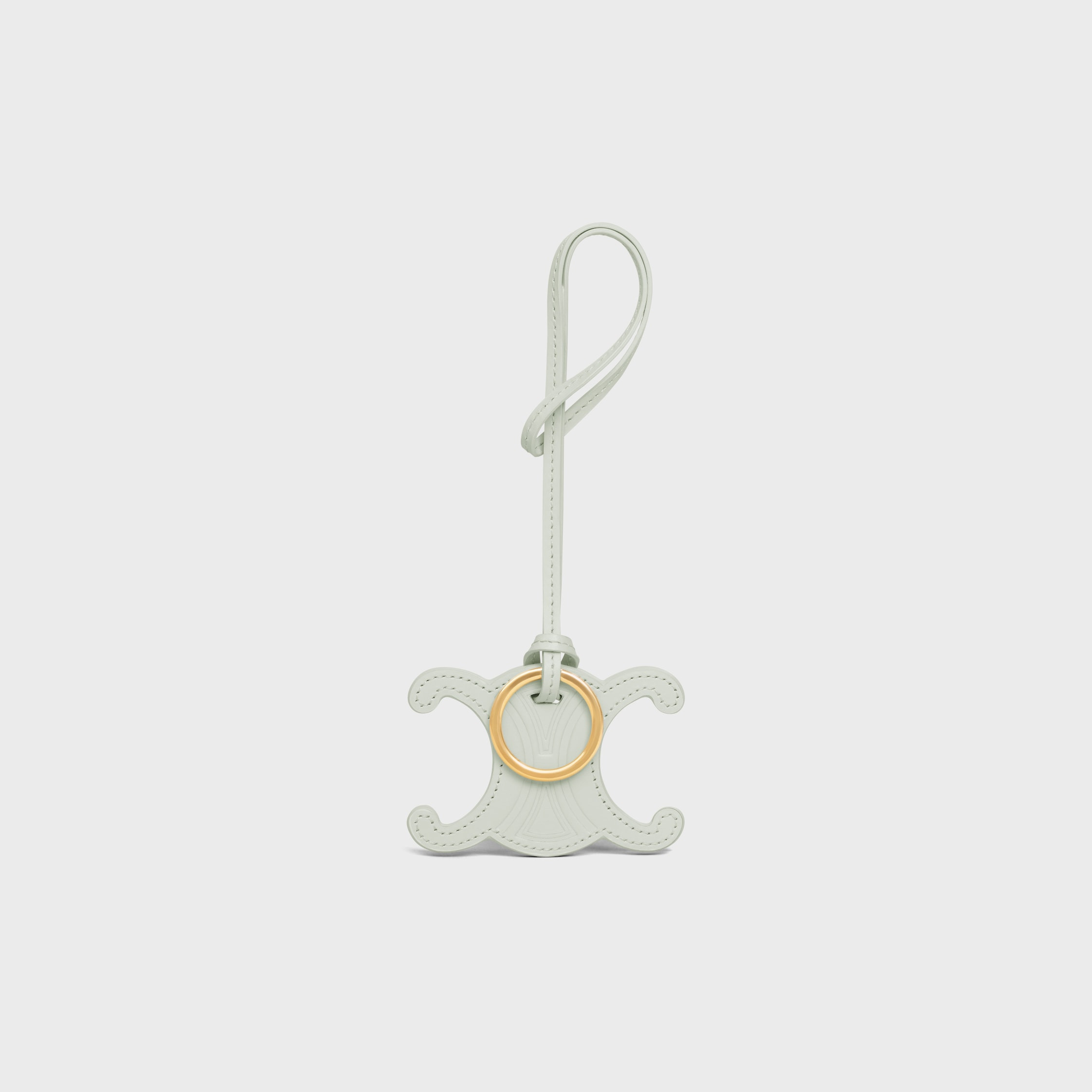 TRIOMPHE KEYRING CHARM in SMOOTH CALFSKIN - 4