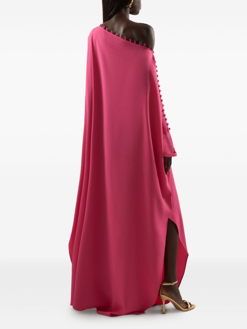 Taller Marmo button-detailed kaftan dress outlook