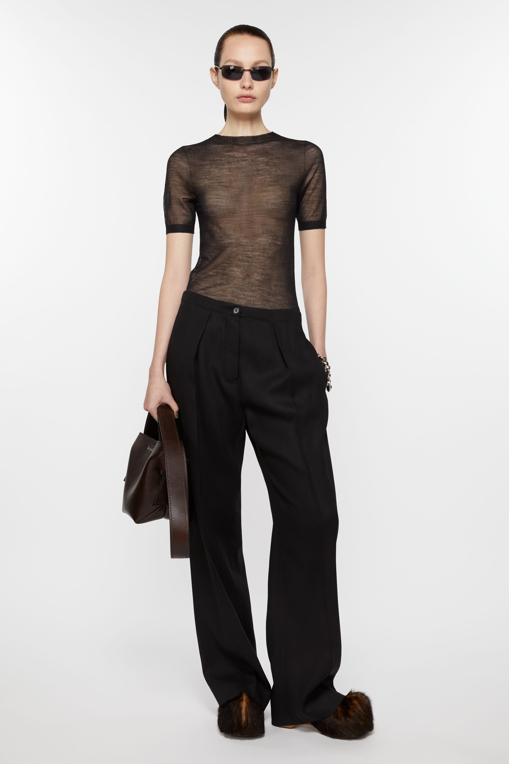 Tailored trousers - Black - 4