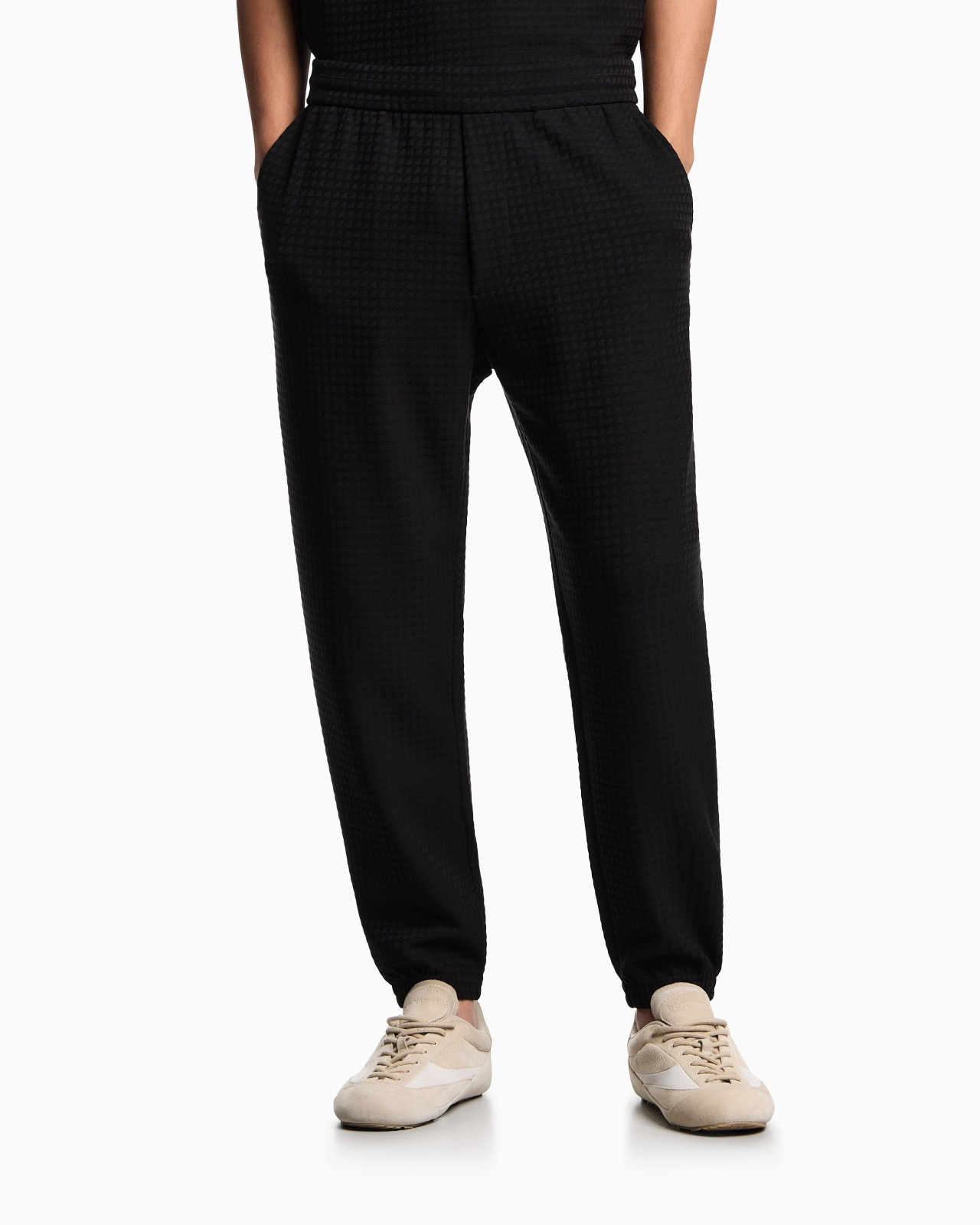 ASV LYOCELL-BLEND JACQUARD JERSEY TROUSERS - 4