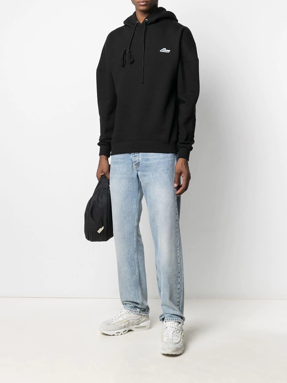 dropped shoulder hoodie - 2