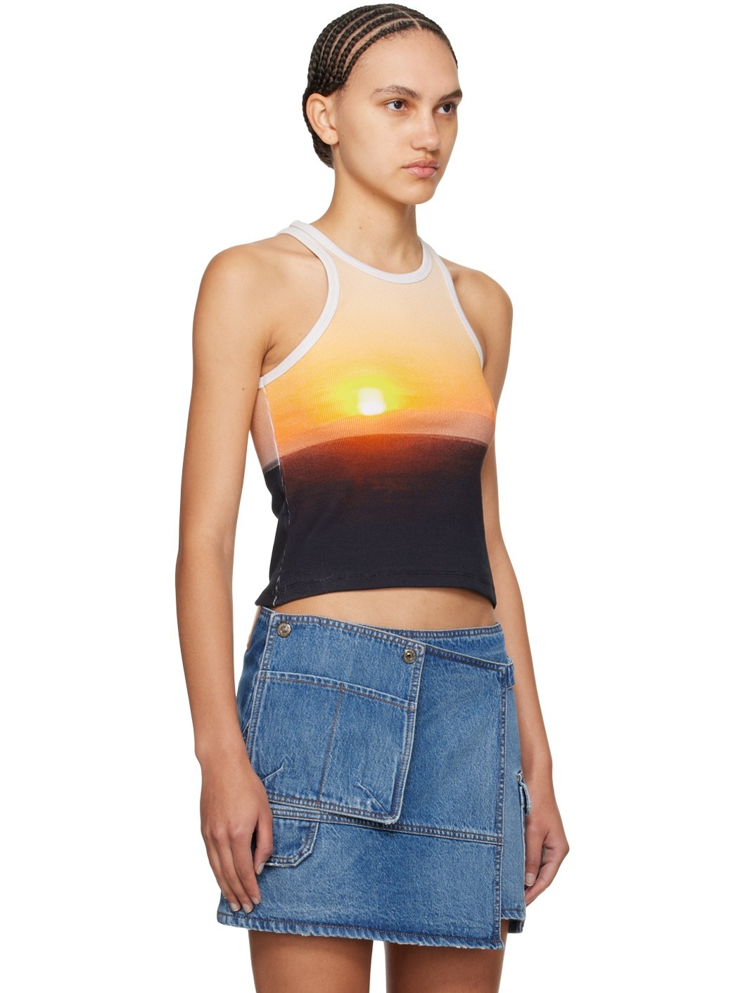 Multicolor Tanzanian Sunset Tank Top - 2