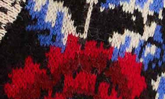 FARM Rio Mixed Valentina Floral Cardigan in Mixed Valentina Blac at Nordstrom - 3