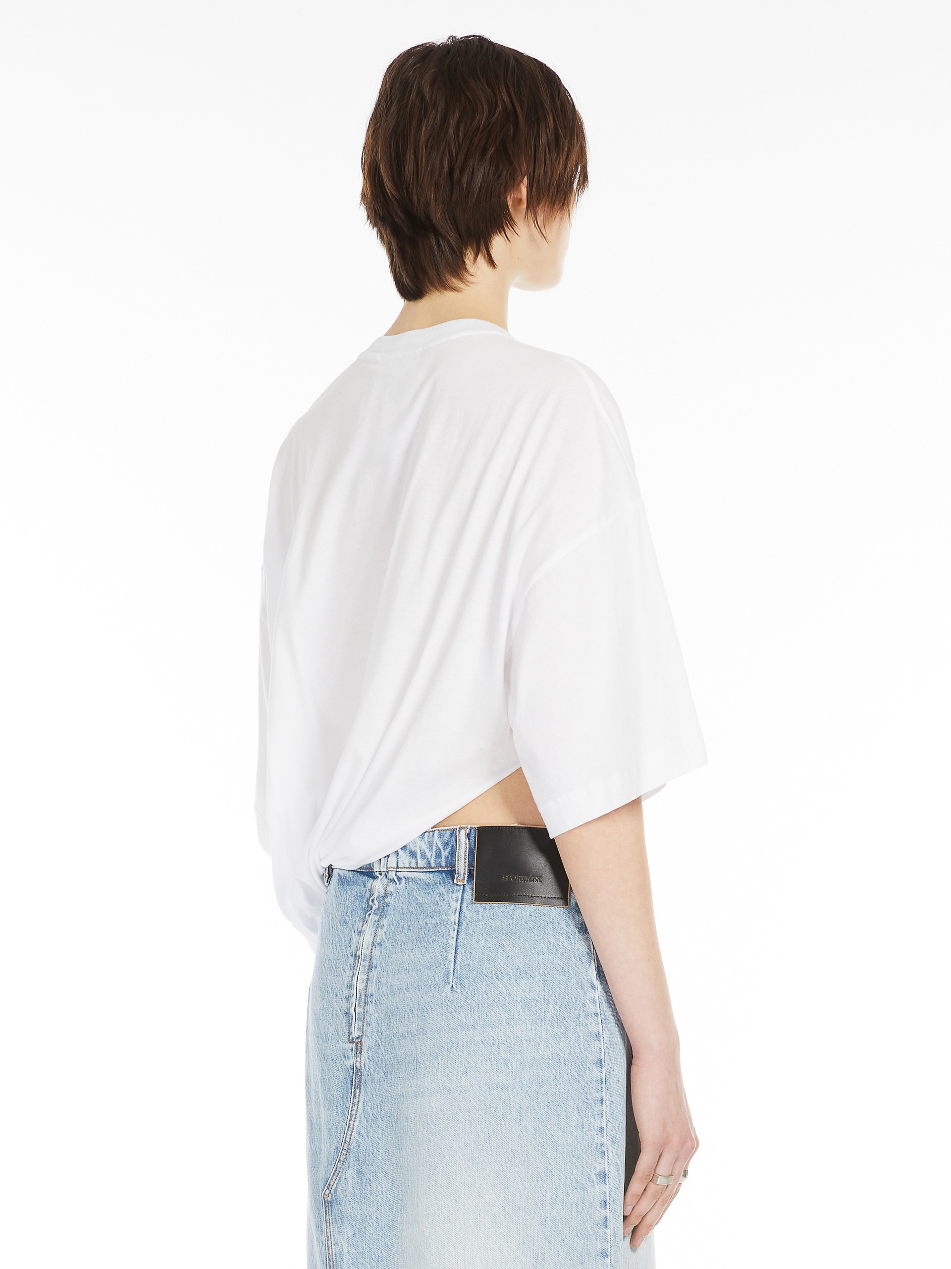 AFGANO Oversized draped T-shirt - 4