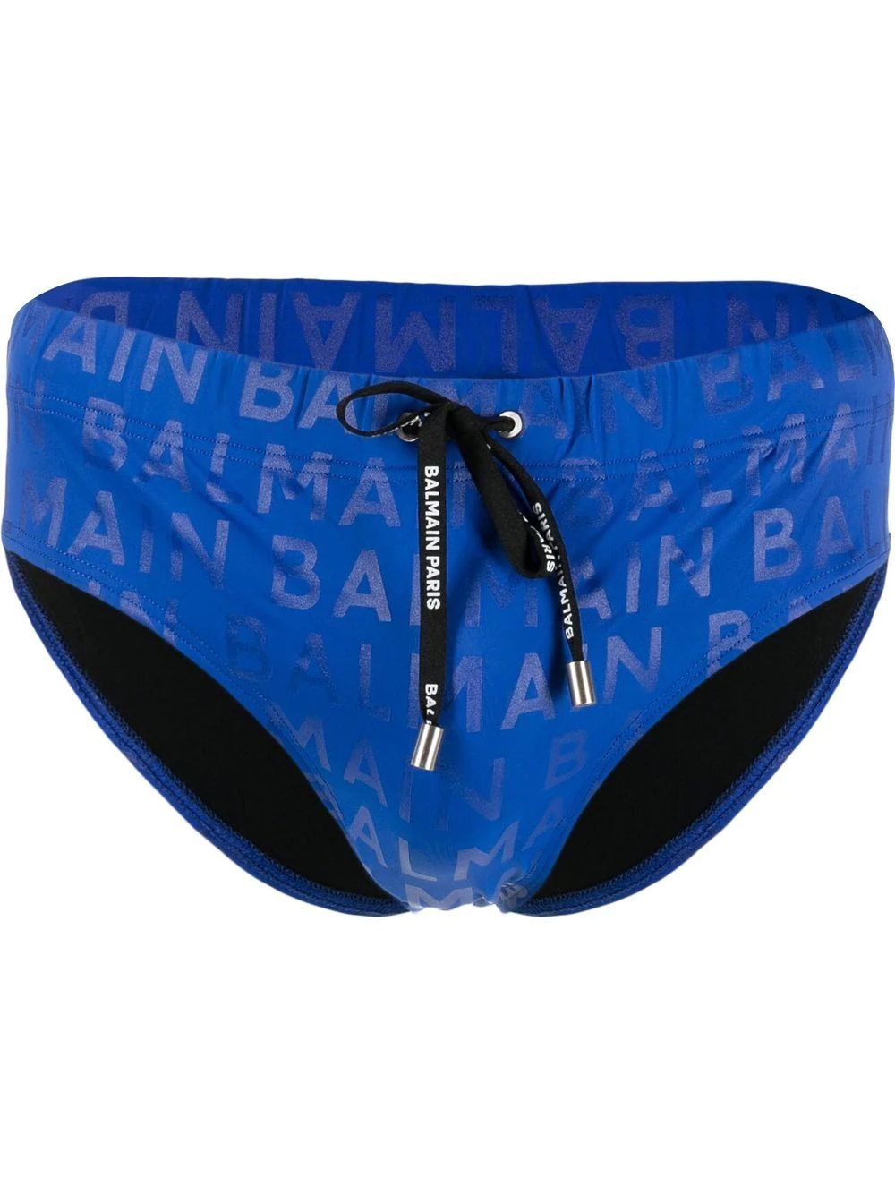 logo-print drawstring swimming trunks - 1