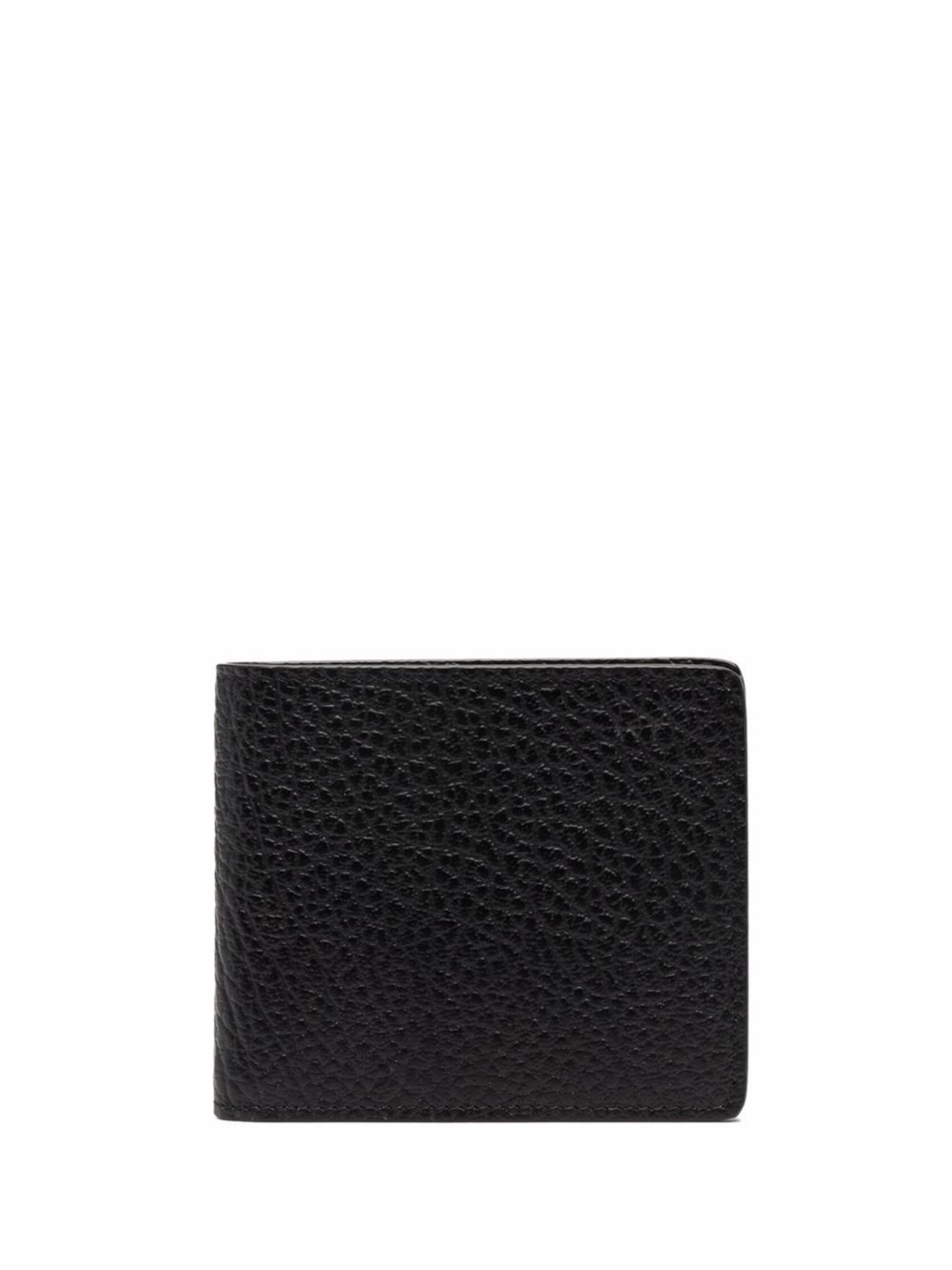 stitch-detail leather wallet - 1