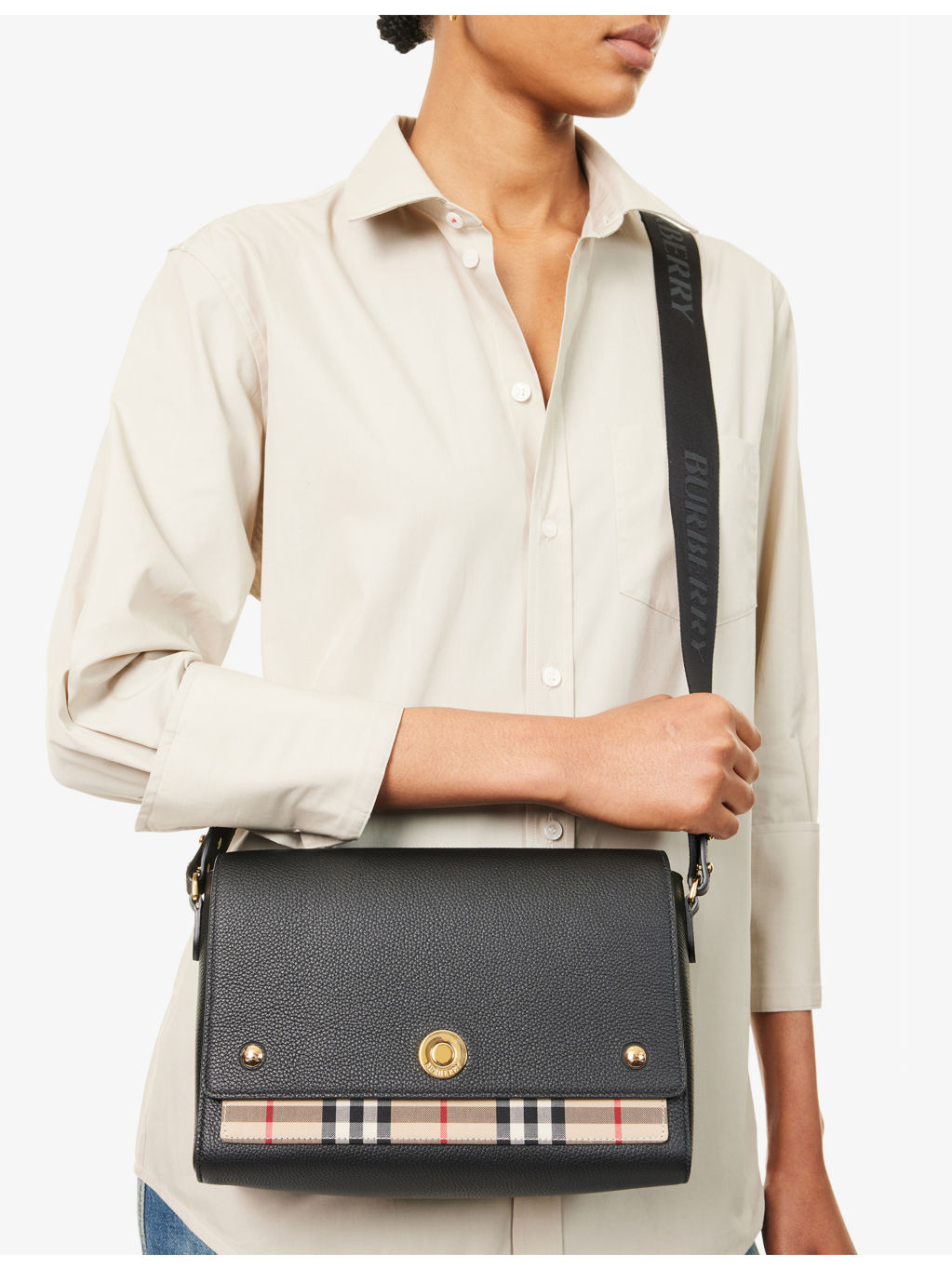 Note Leather Cross Body Bag - 2