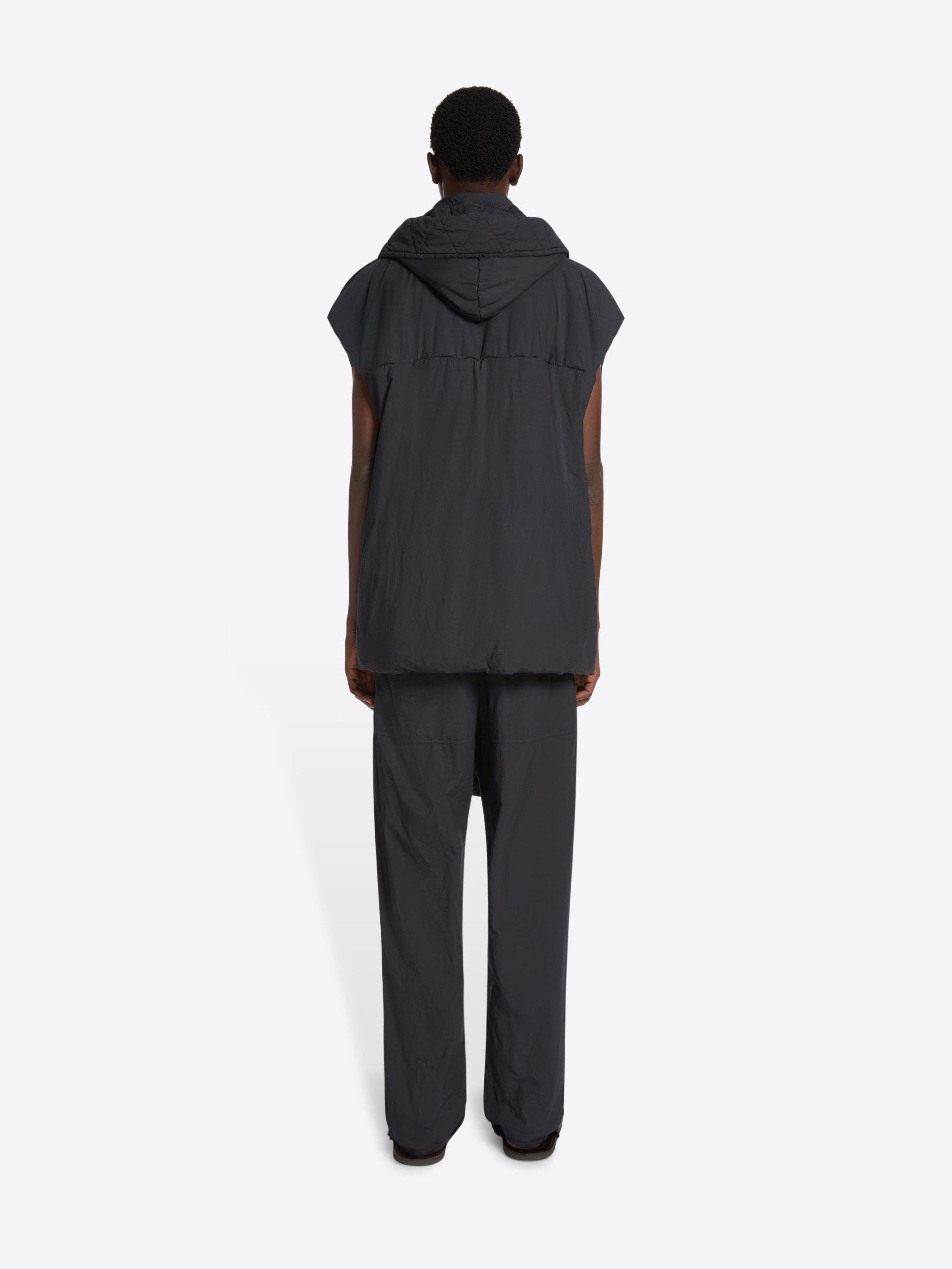 HOODED COTTON SCARF - 4