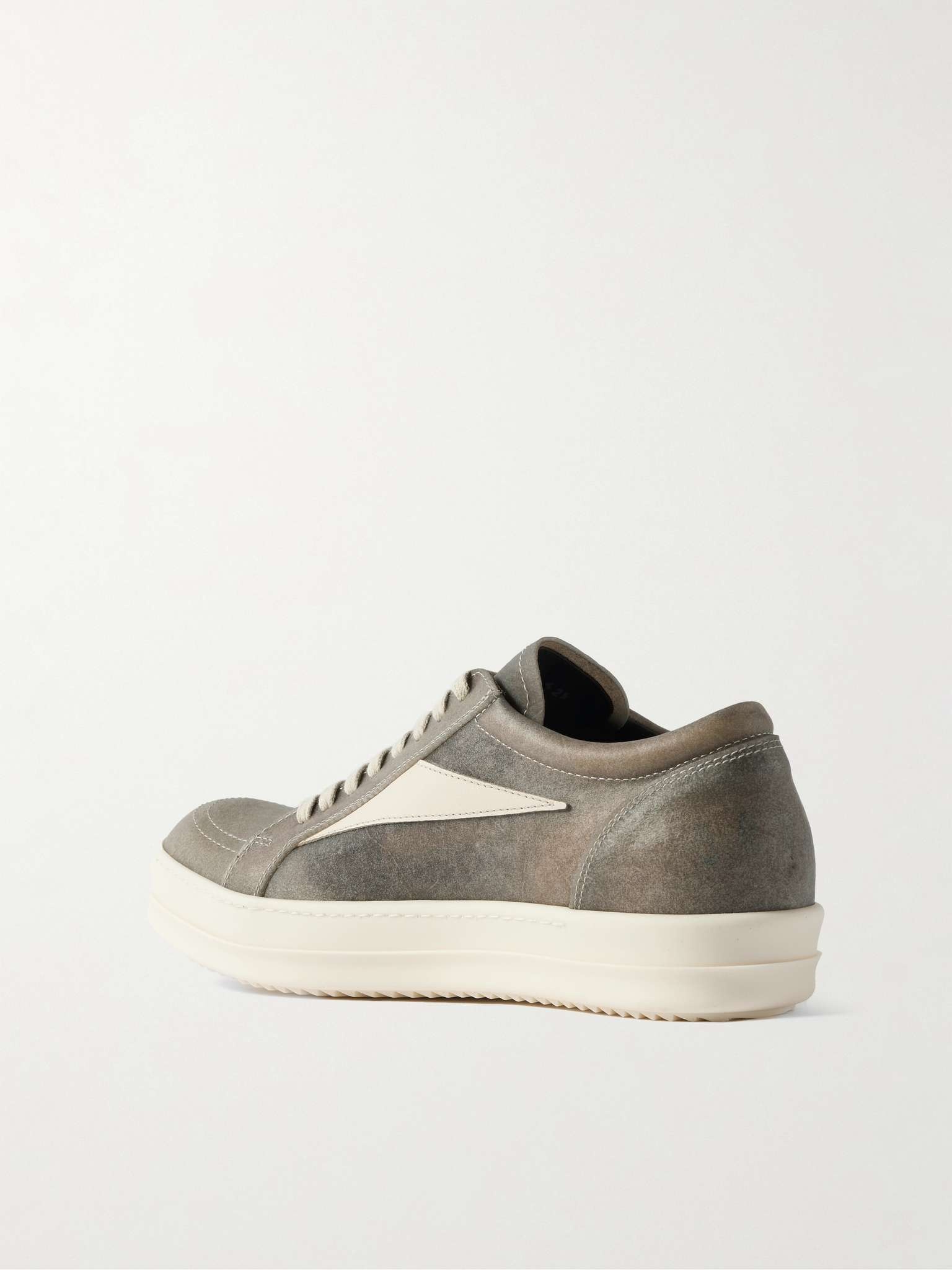 Vintage Transparent-Leather Sneakers - 4