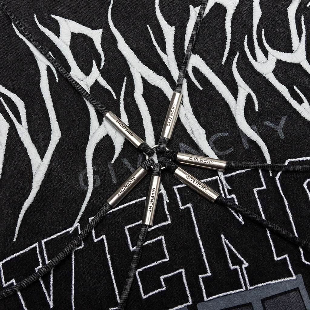 GIVENCHY OVERSIZED FIT T-SHIRT W/ HARNESS - GREY - 3