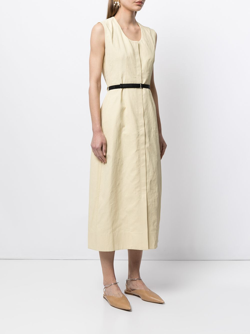 belted midi dress - 3