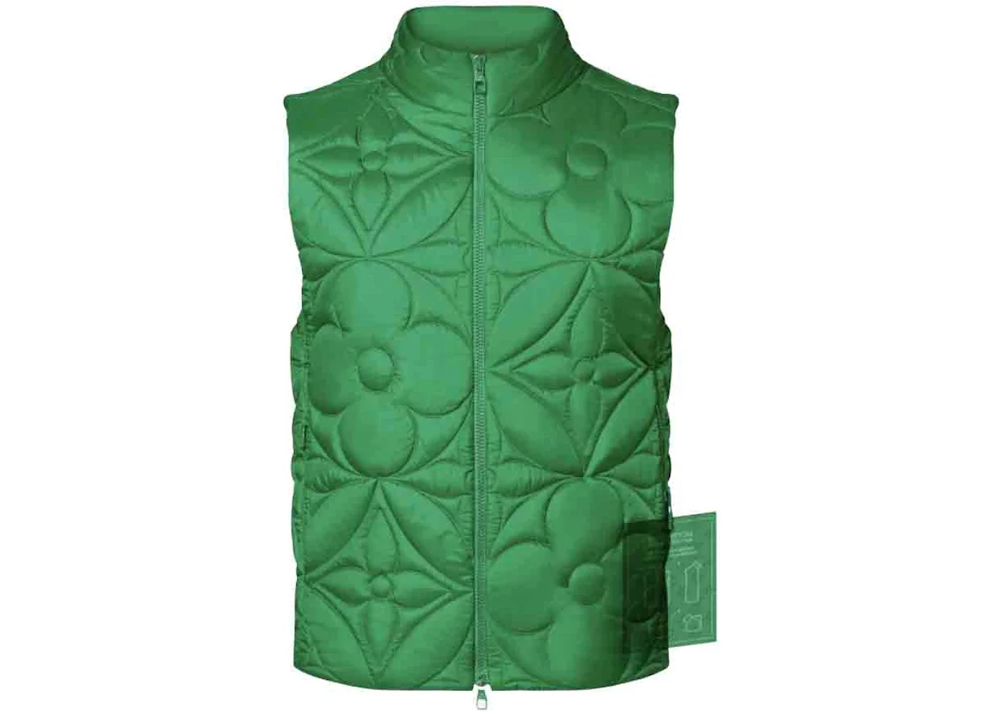 Louis Vuitton LVSE Padded Monogram Flower Gilet Green - 1
