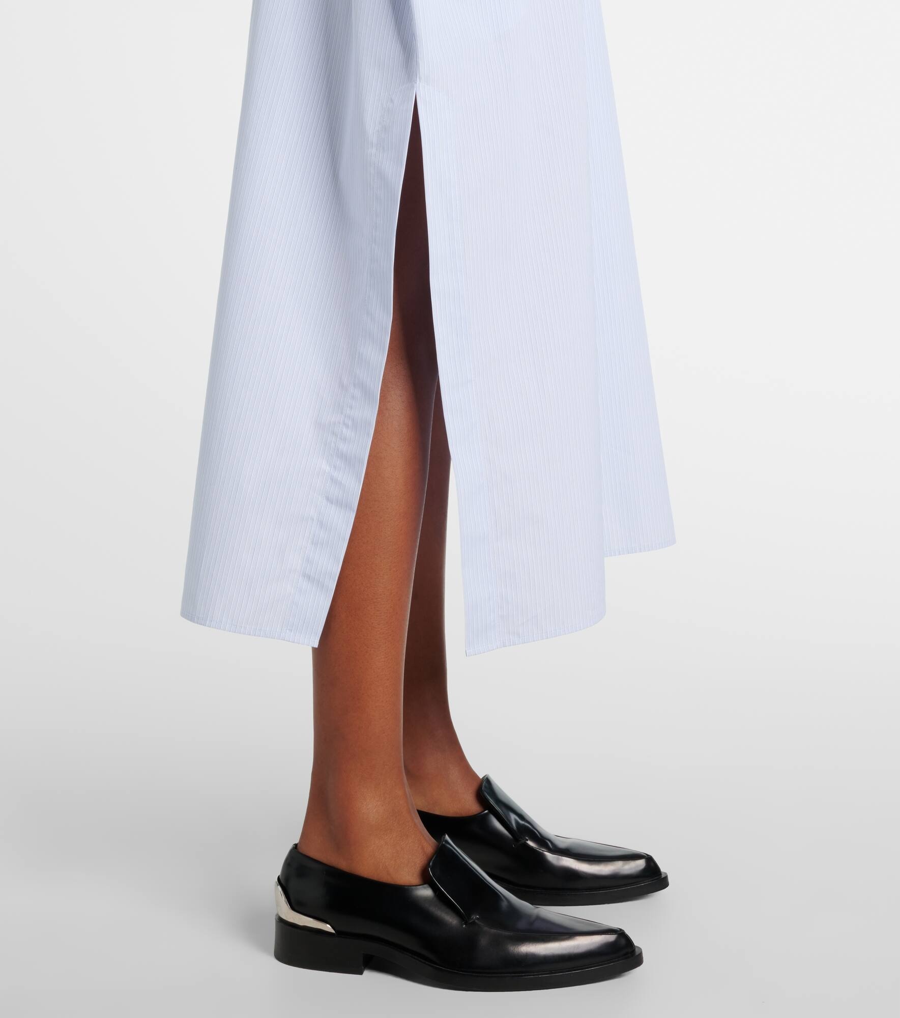 Cotton shirt dress - 6