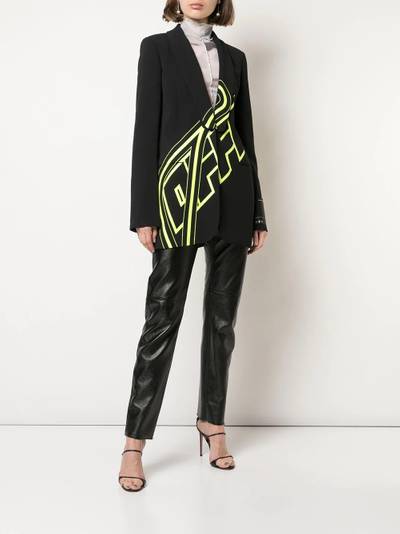 Off-White oversized logo blazer outlook