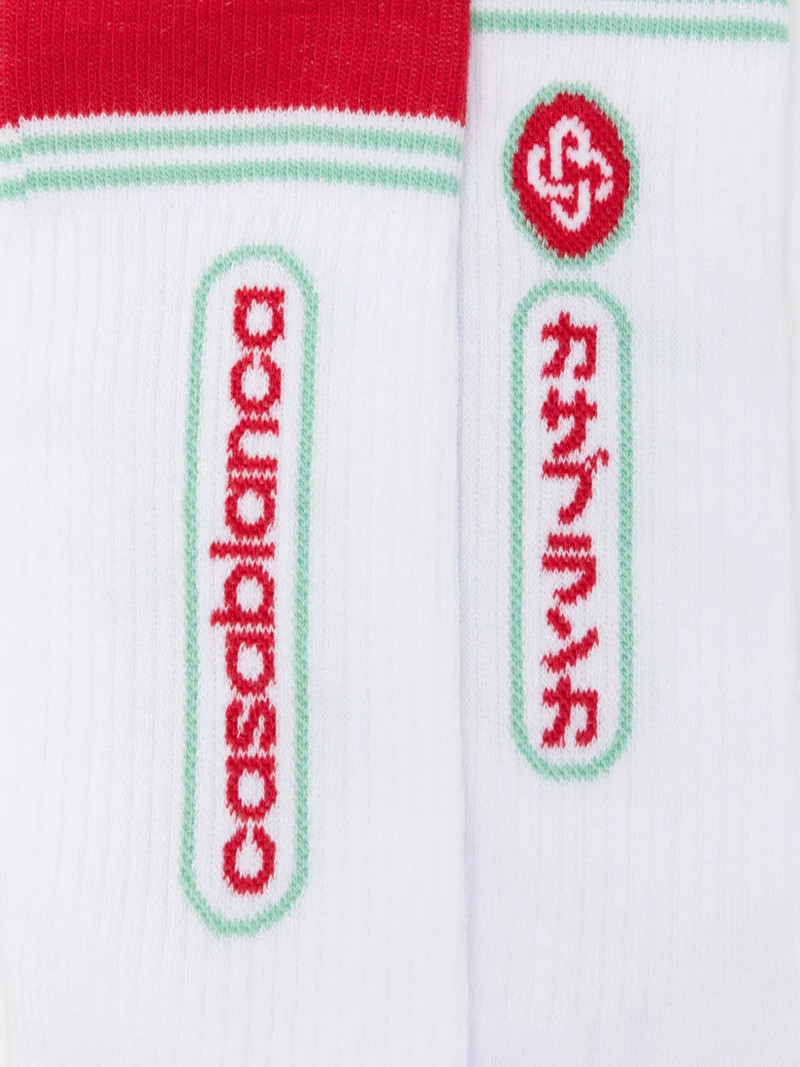 CASABLANCA Fuji Dream Socks With Embroidery outlook