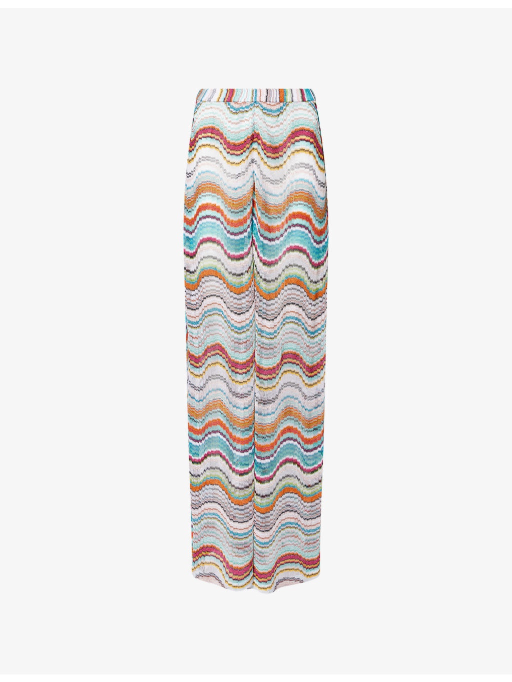 Miss Wave Lurex Knitted Trousers - 1