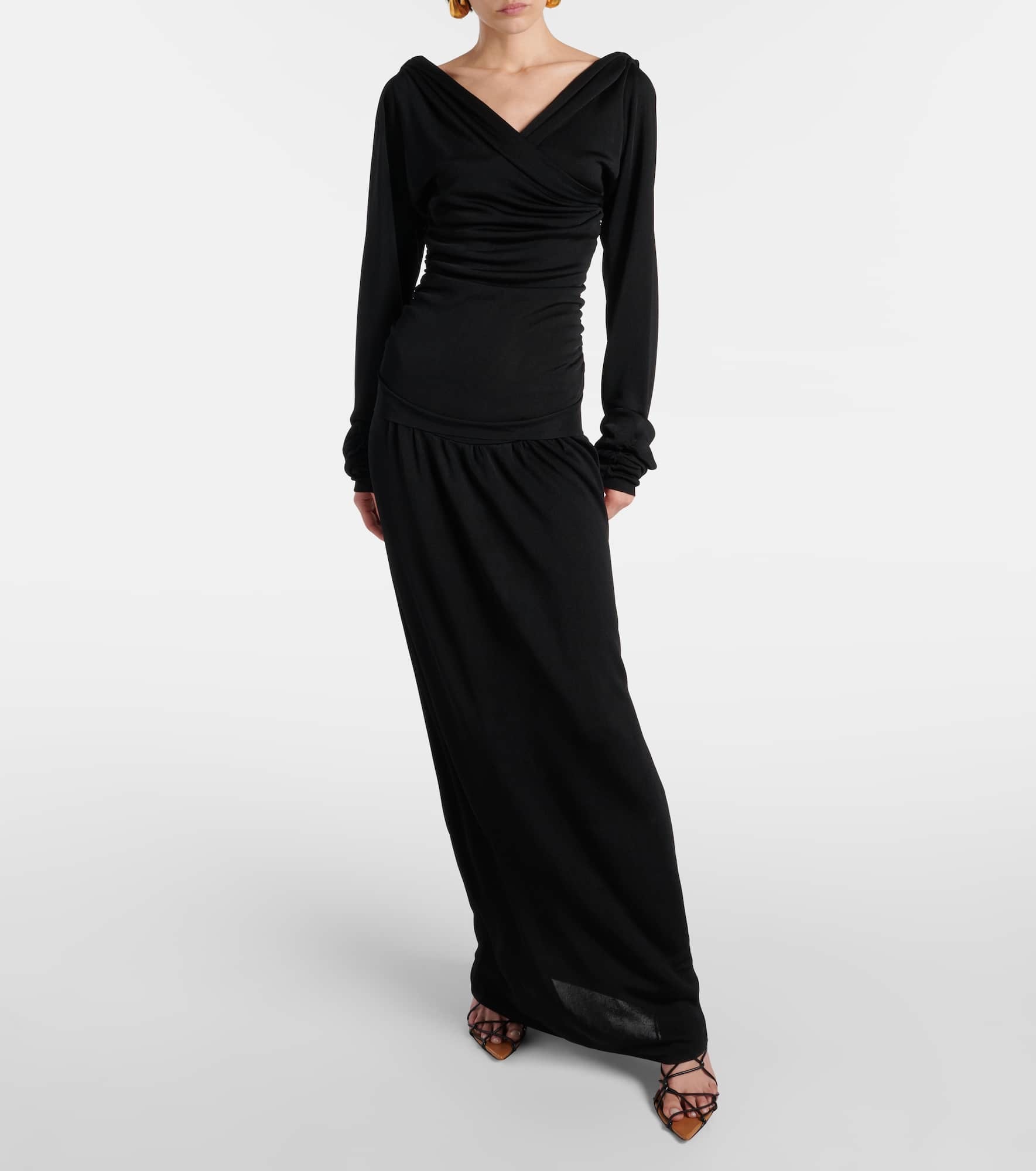 Fable draped maxi dress - 2