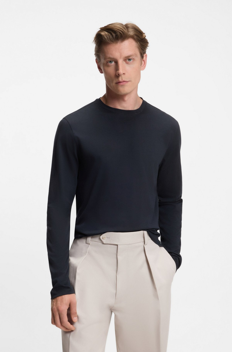 BECKHAM X BOSS T-SHIRT IN MERCERIZED COTTON 2