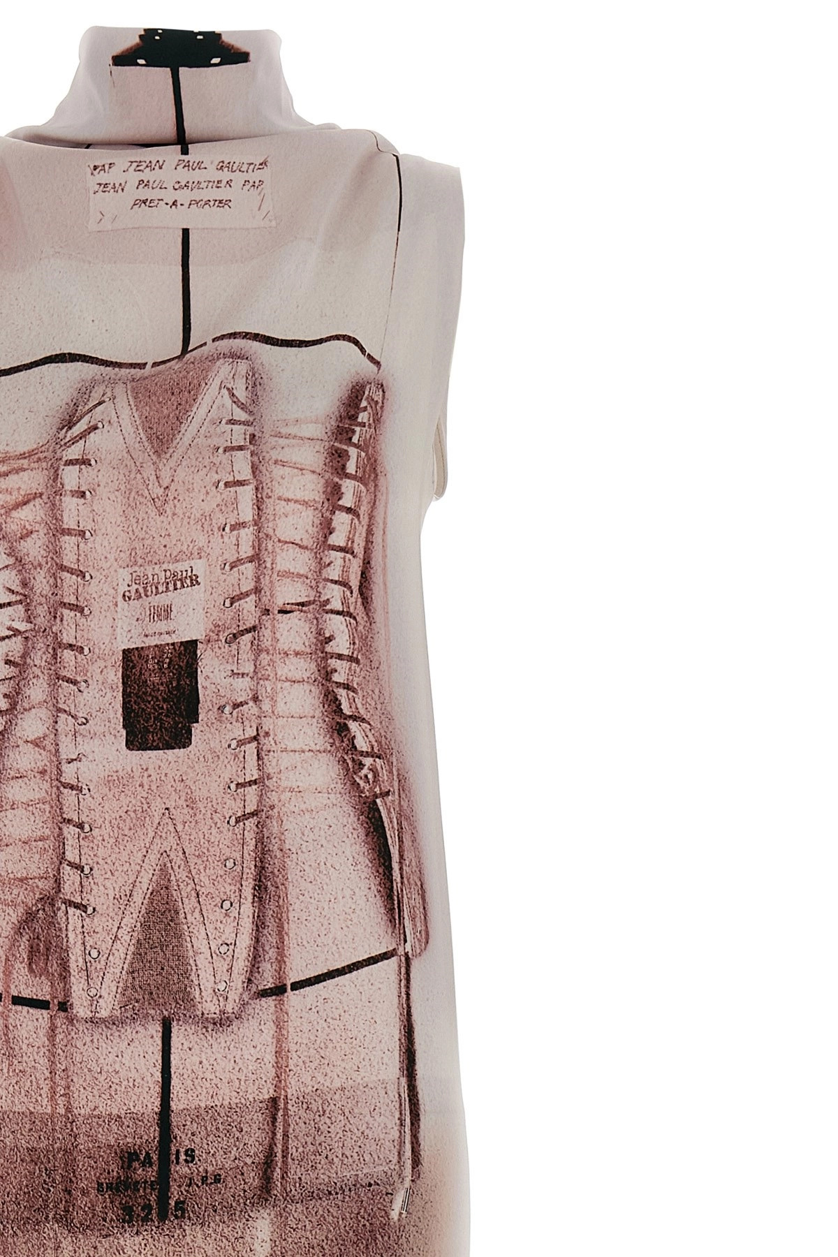 'The Draped Trompe-L’Œil Corset' dress - 4