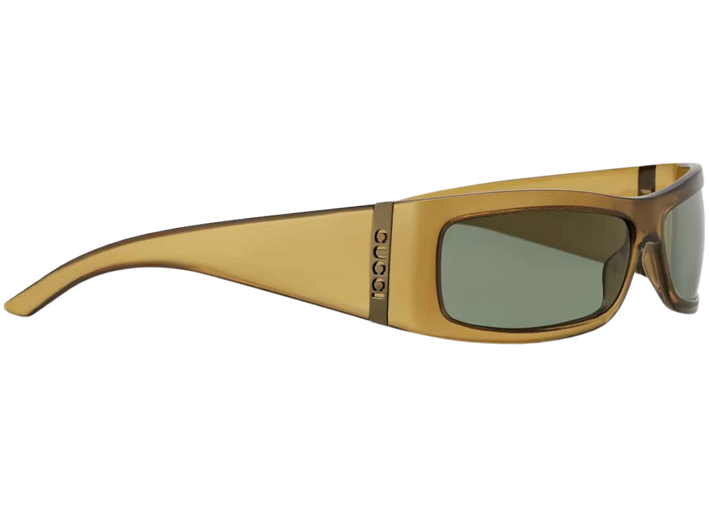 Gucci Rectangular Frame Sunglasses Light Brown - 2