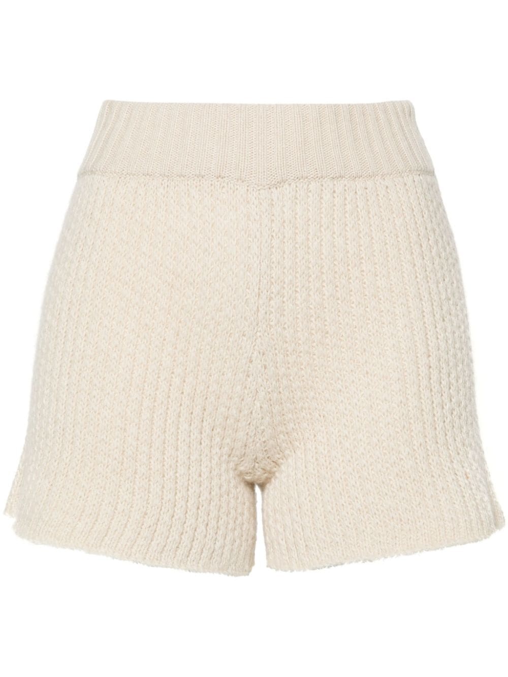 Finest ribbed-knit shorts - 1