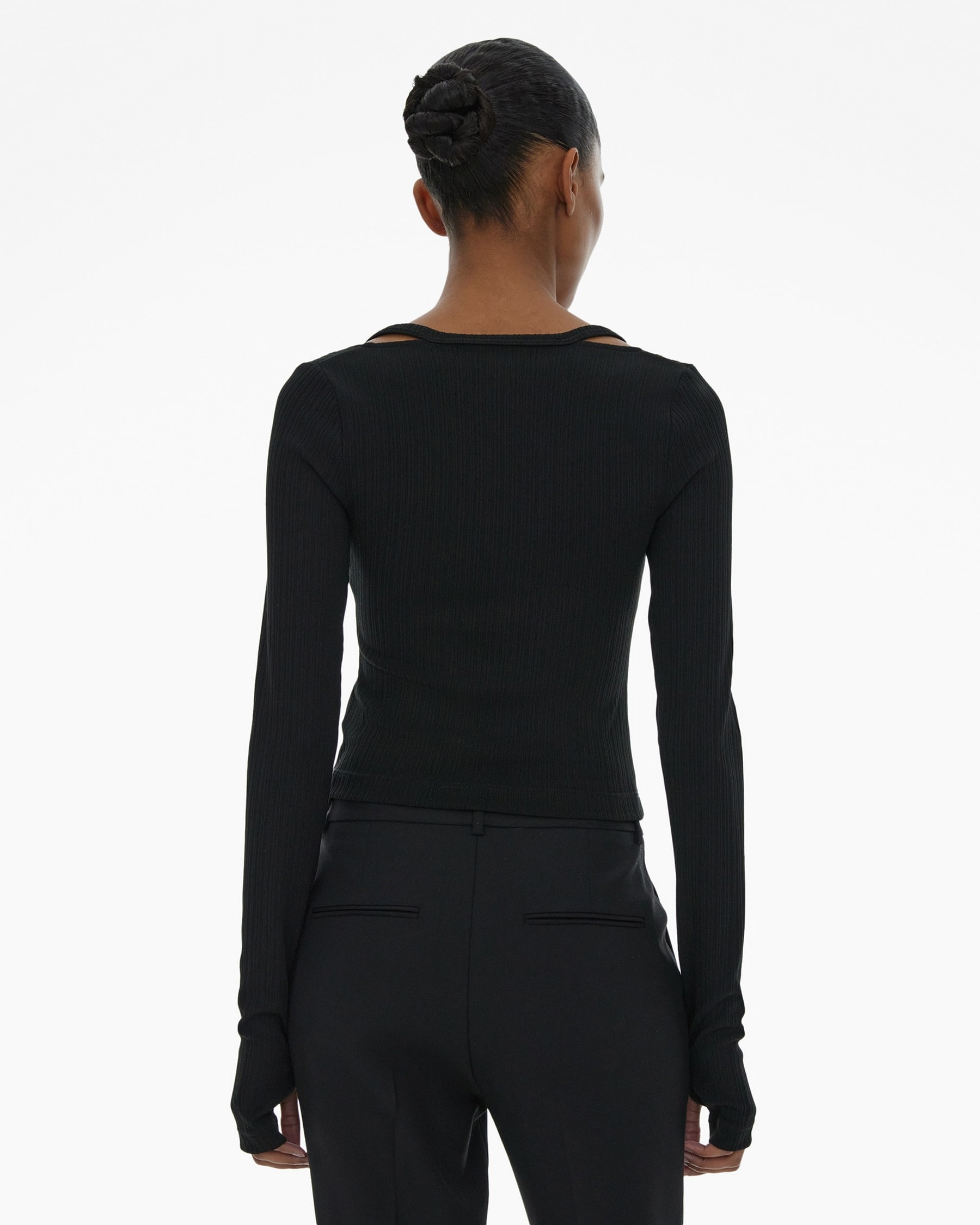 SQUARE NECK CARDIGAN - 4