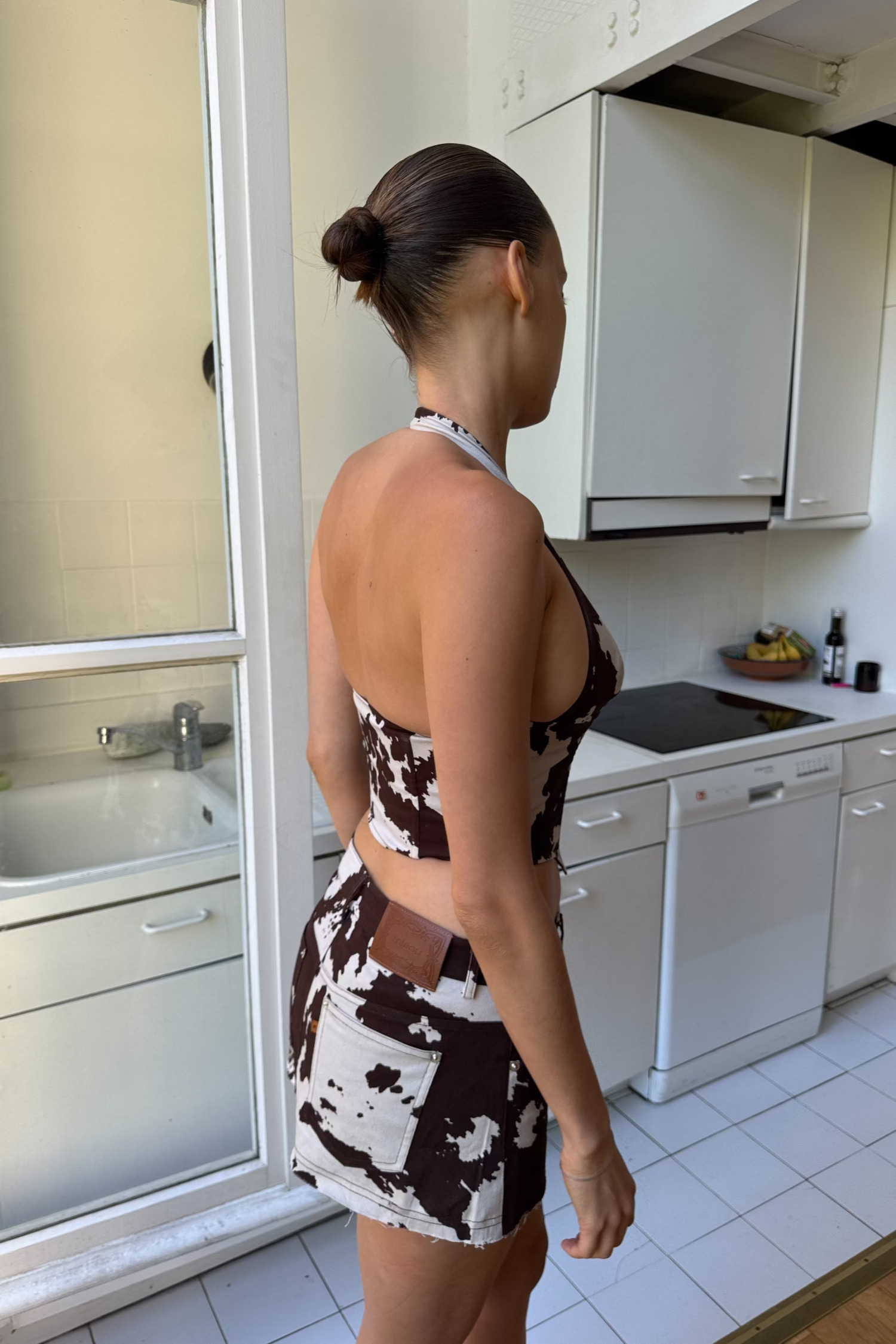 MISS MINI SKIRT - COW PRINT - 4