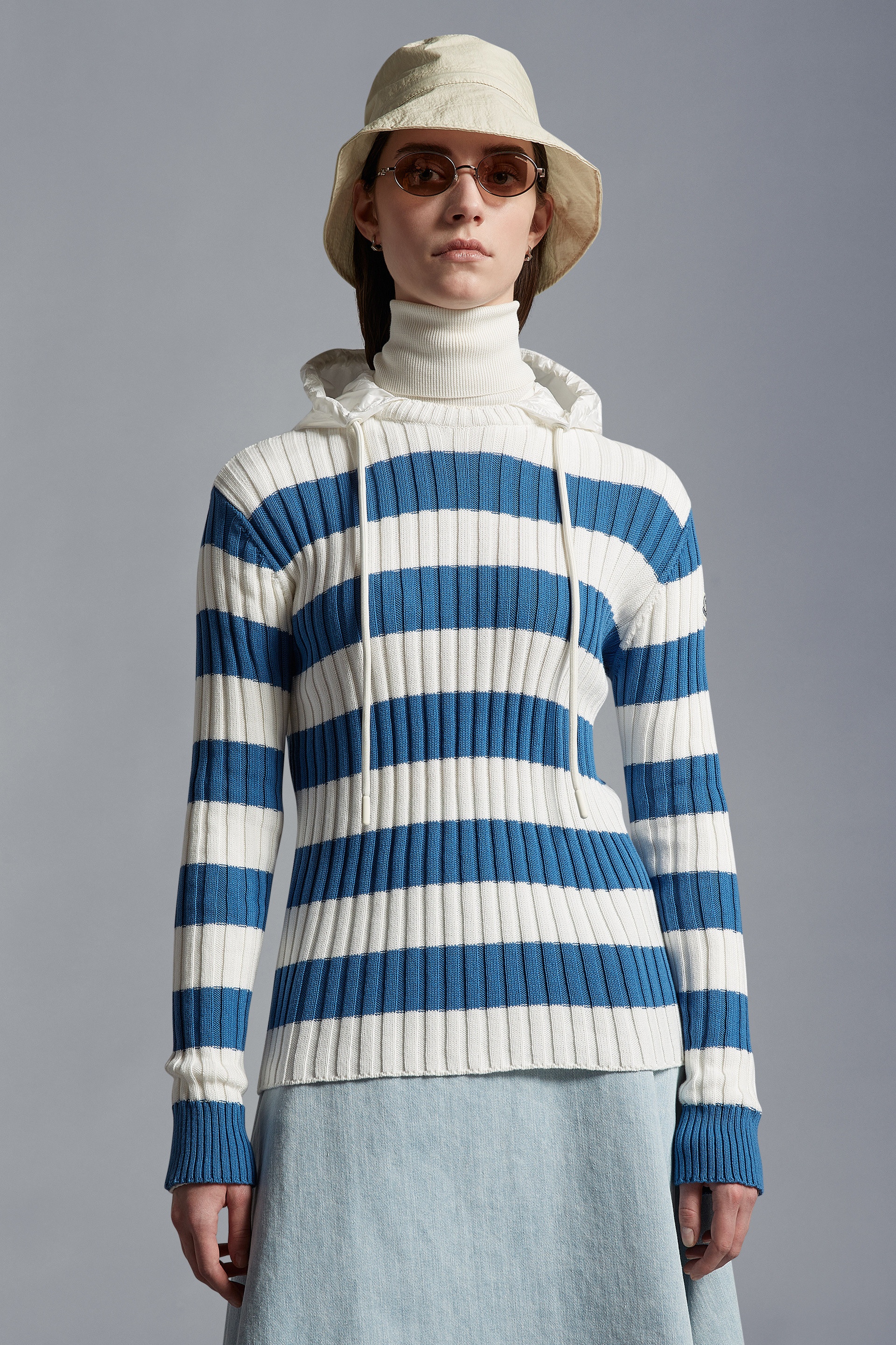 Hooded Cotton Sweater - 2