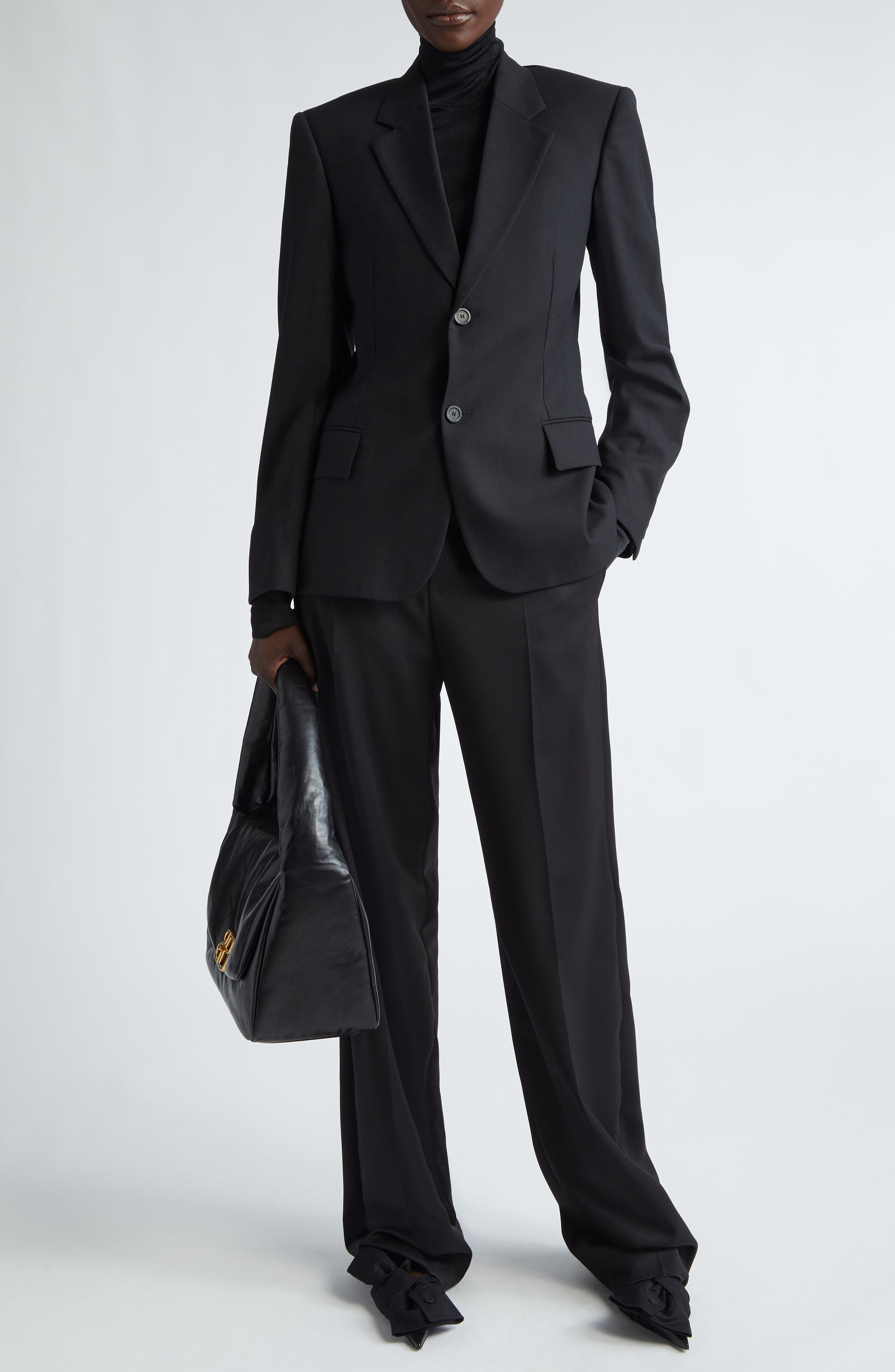 Tailored Wool Blazer - 2