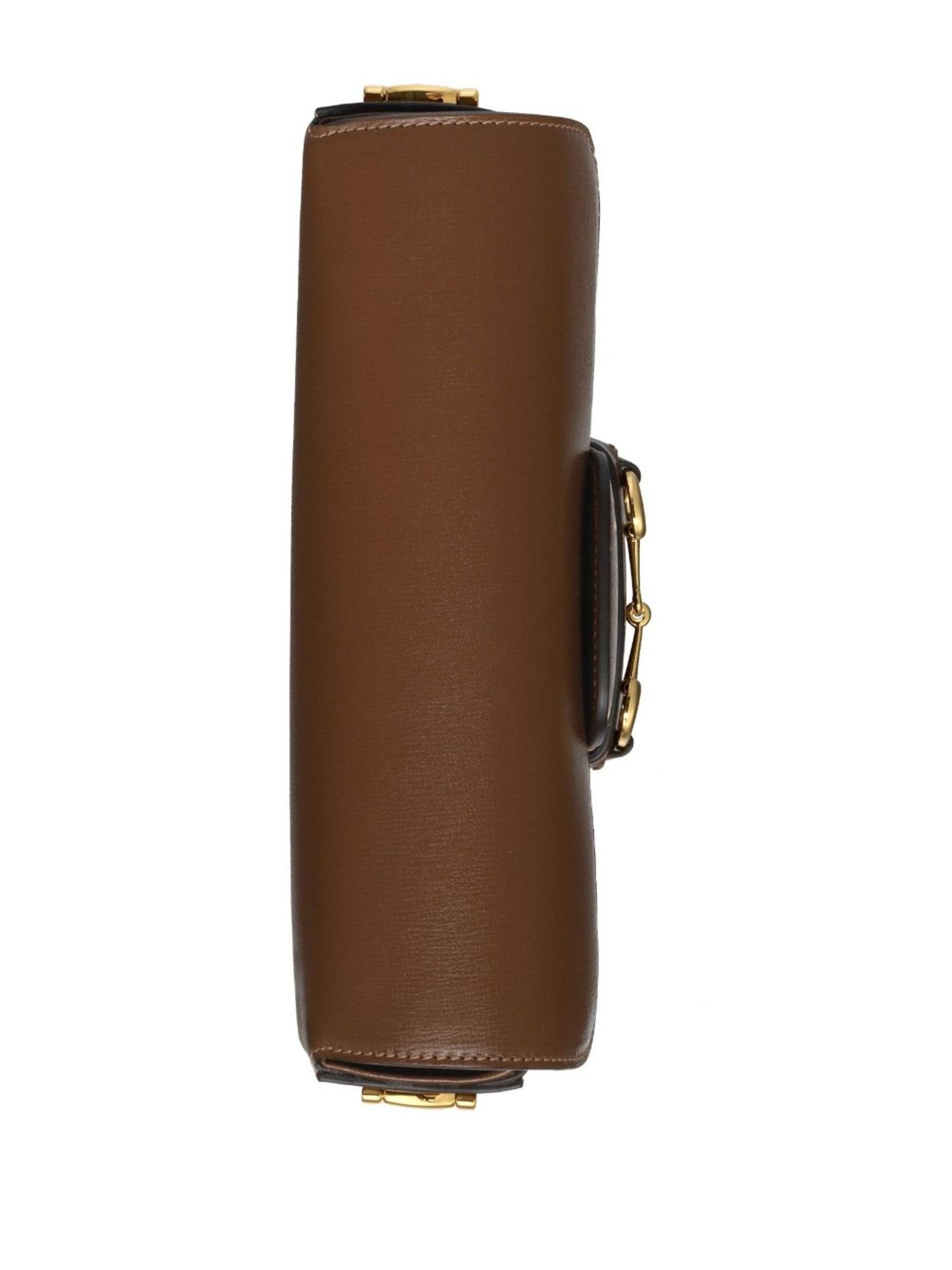 Brown Horsebit 1955 Small Shoulder Bag - 5