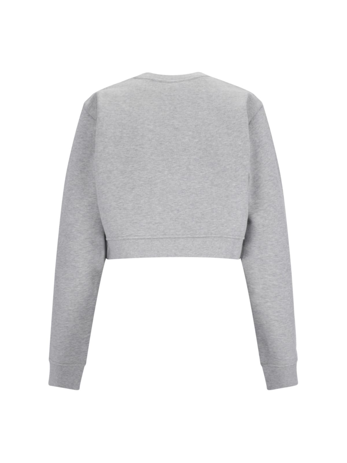 LOGO CROPPED SWEATSHIRT - 2