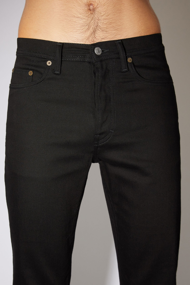 Slim tapered jeans - Stay black 6