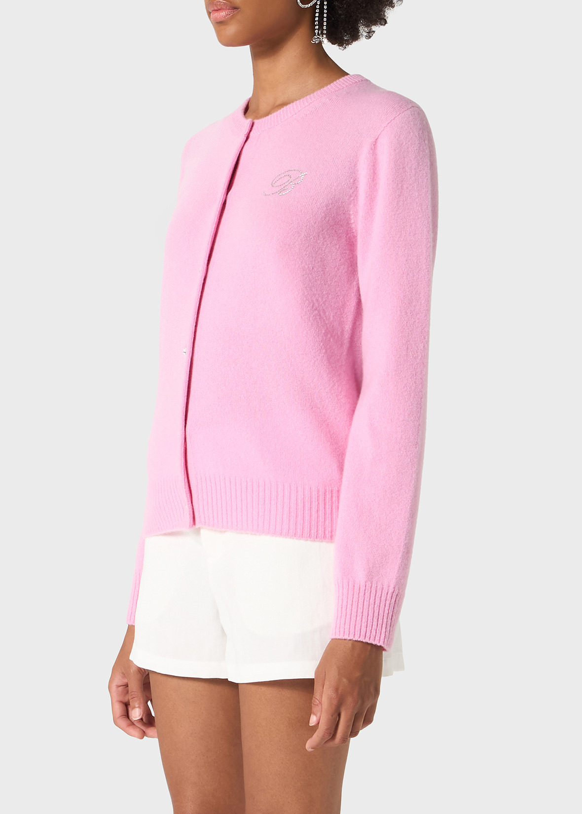 CASHMERE CARDIGAN WITH JEWEL BUTTONS - 5