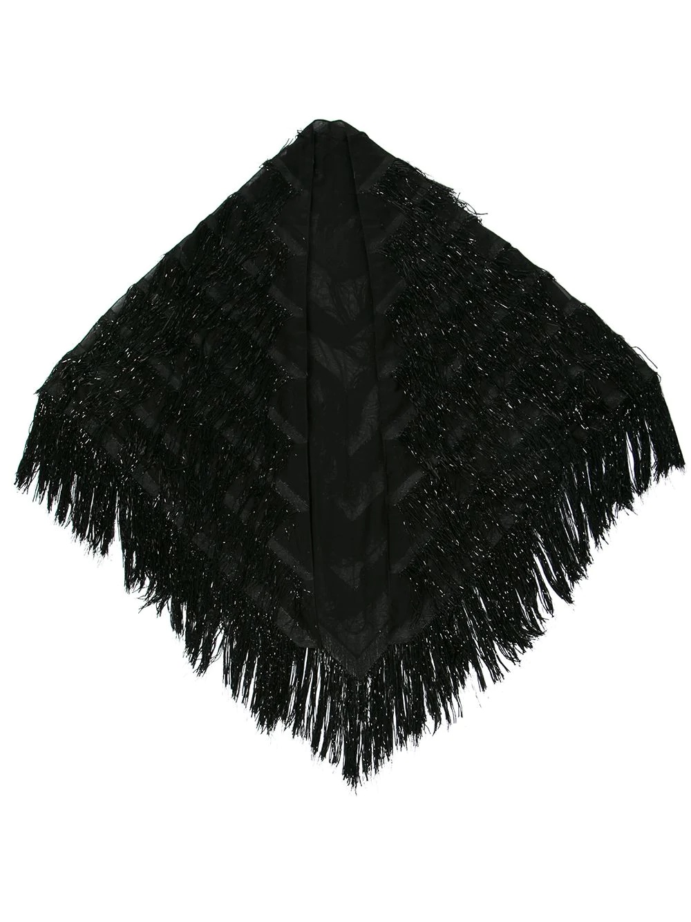 fringed scarf - 1