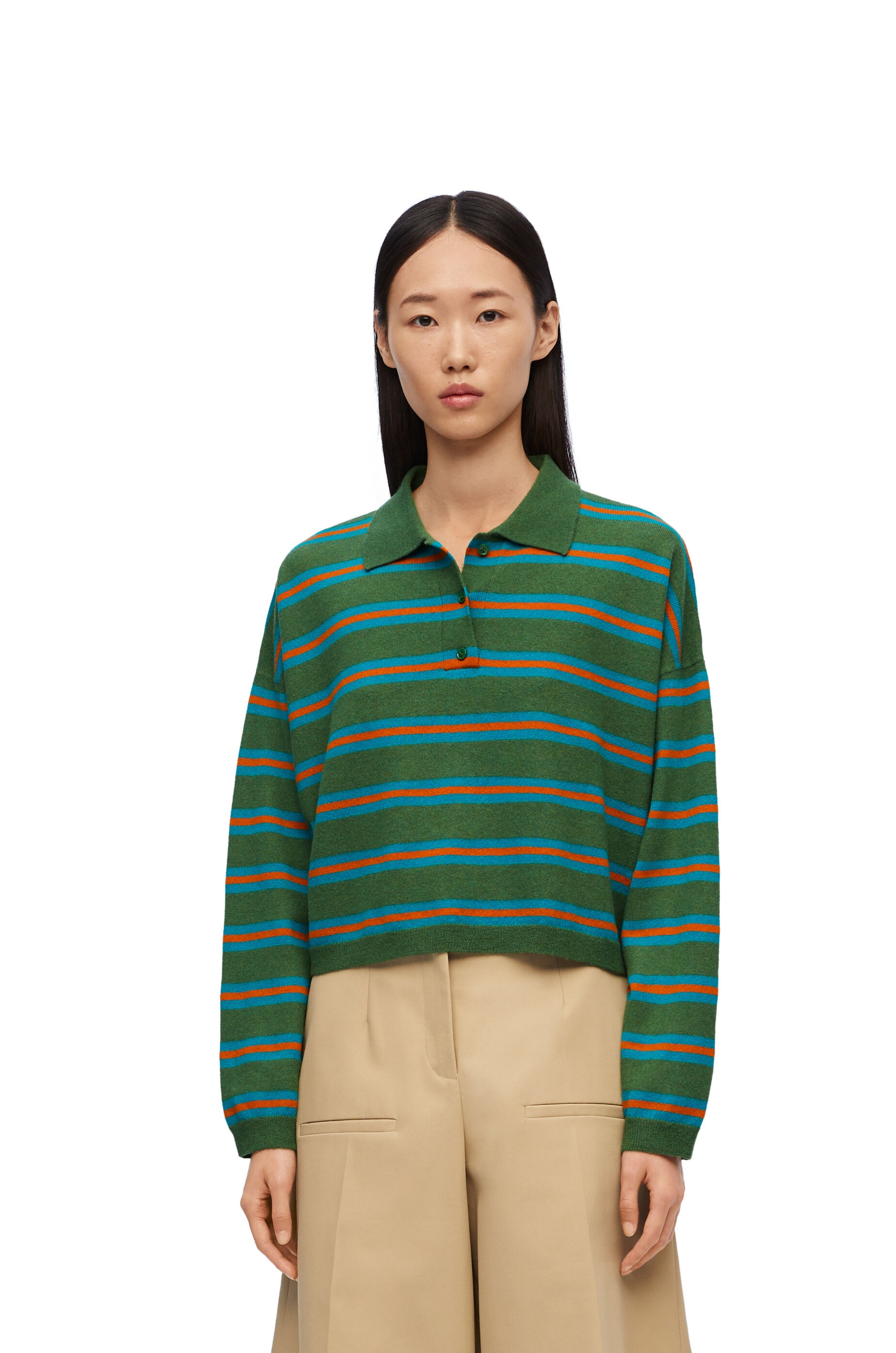 Polo sweater in wool - 3