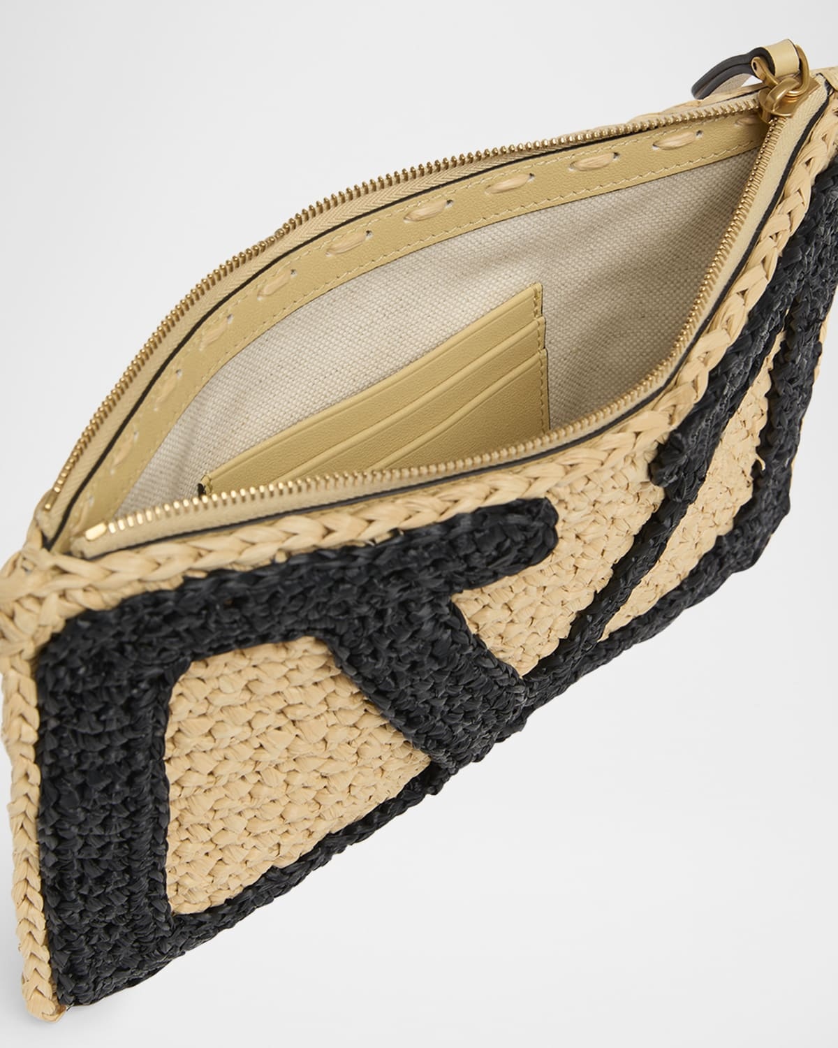 Valentino Viva Superstar VLOGO Crochet Clutch Bag