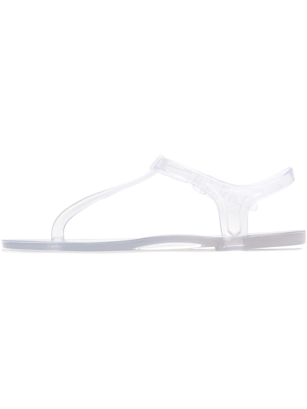 Transparent Billi T-Bar Flat Sandals - 3