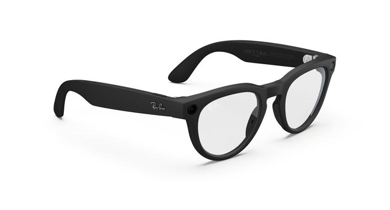 Ray-Ban Meta Headliner (Gen 2) Matte Black Clear Lenses 3