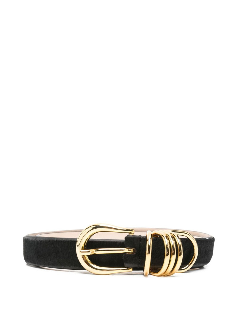Hollyhock ring buckle belt 1