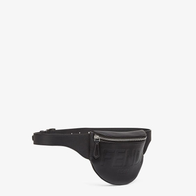 FENDI Black leather belt bag outlook