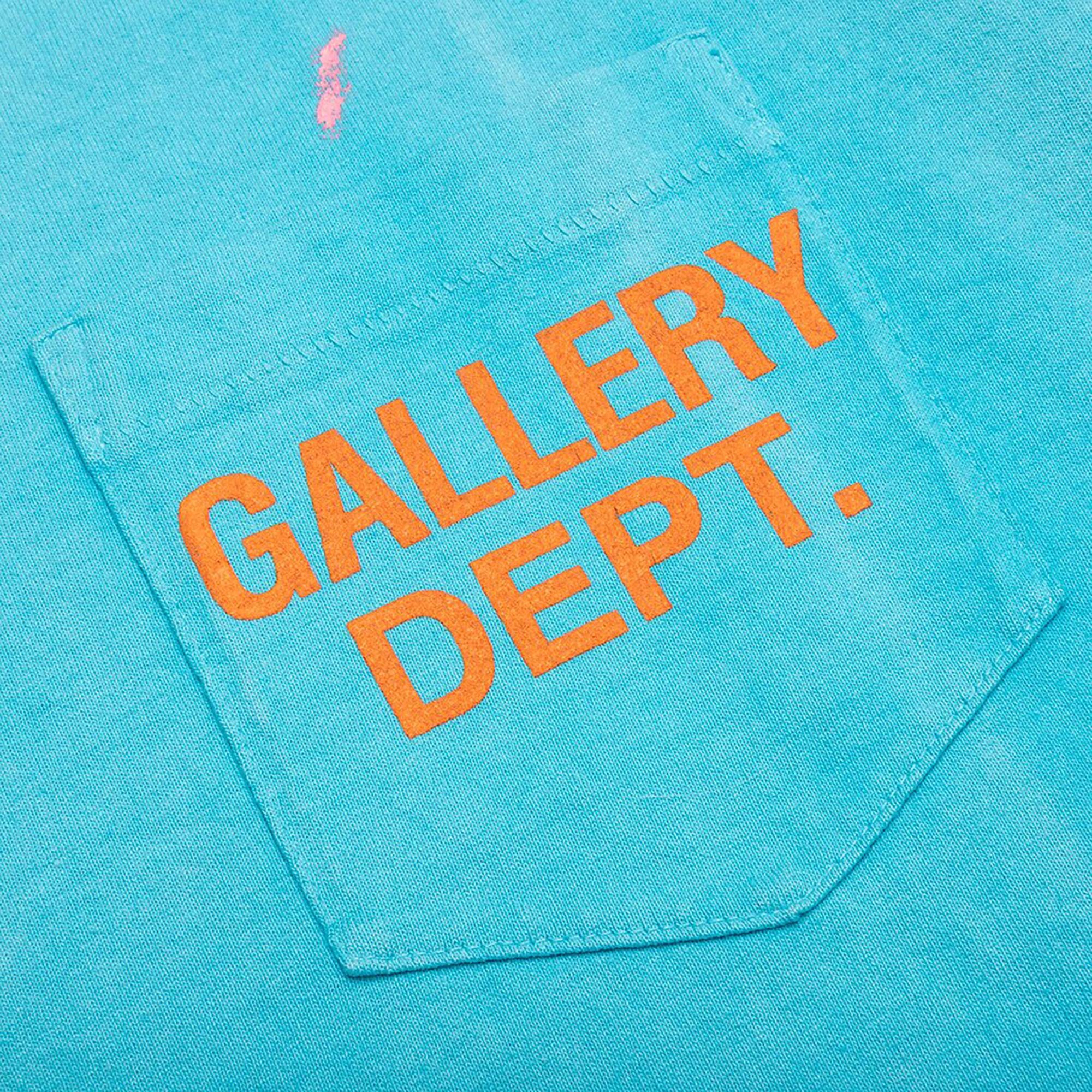 Gallery Dept. Vintage Logo Painted Tee 'Turquoise' - 3