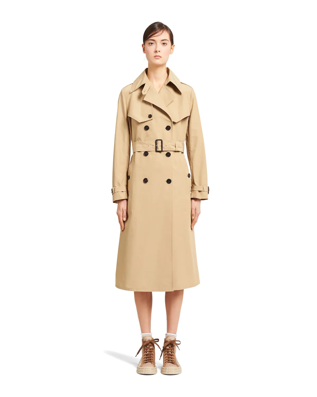 Technical poplin trench coat - 2