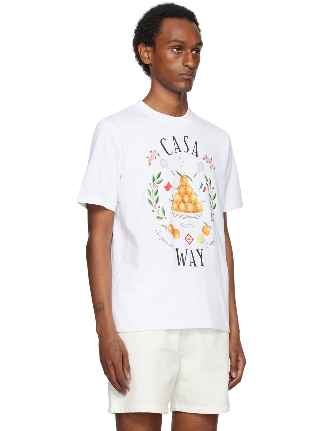 SSENSE Exclusive White 'Casa Way' T-Shirt. - 2