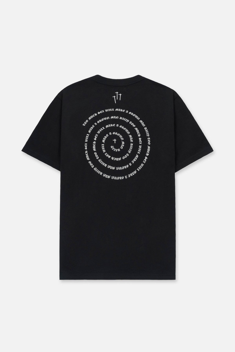 COLIN OVERSIZED TEE | BLACK SPIRAL RTA 1