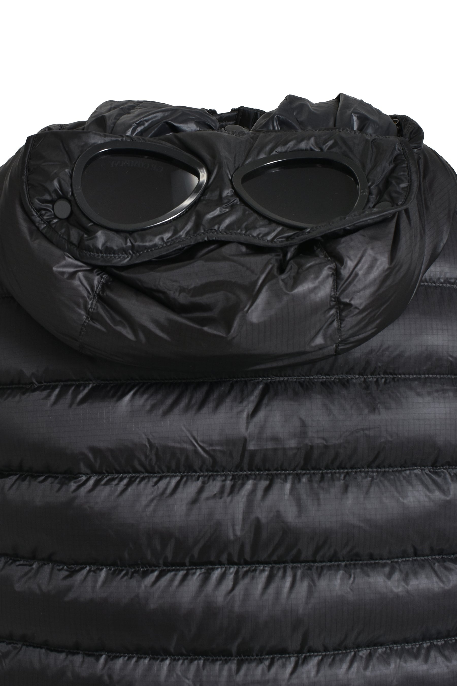 D.D. SHELL GOGGLE DOWN VEST / BLK 999 - 4