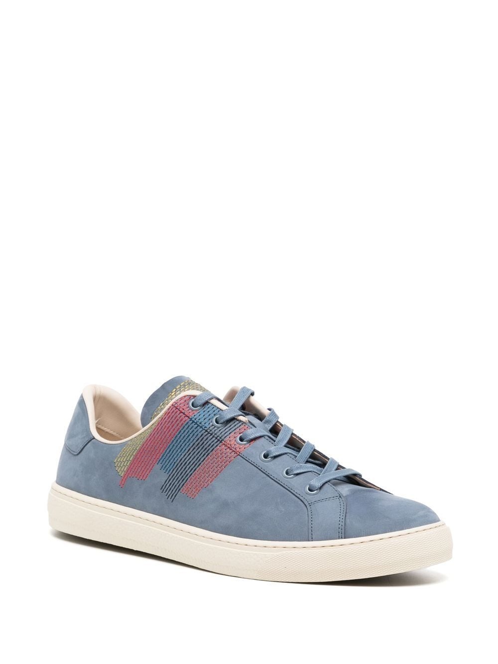 side-stripe low-top sneakers - 2