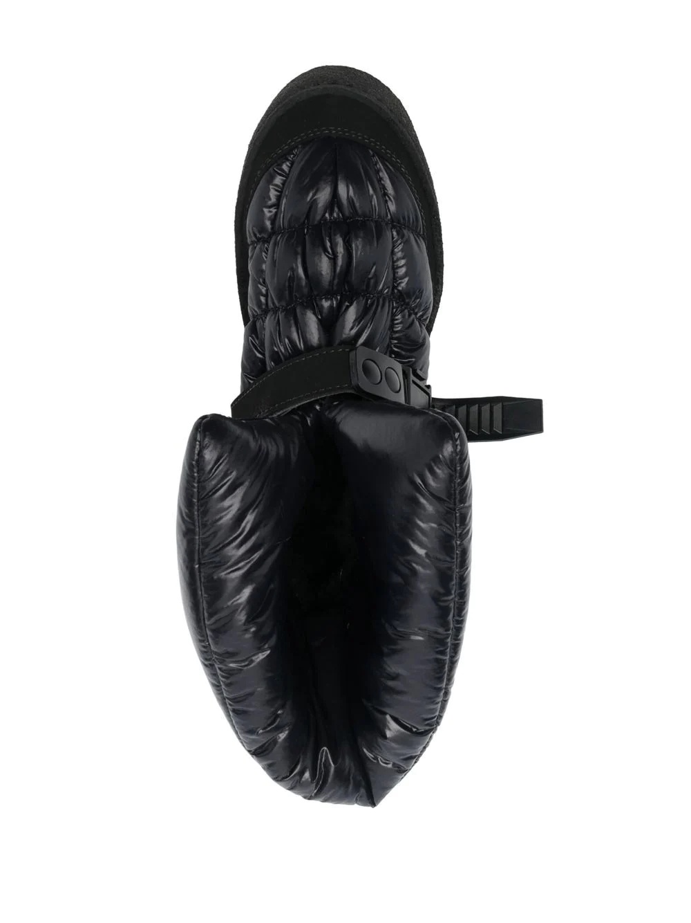 padded buckle-fastening boots - 4