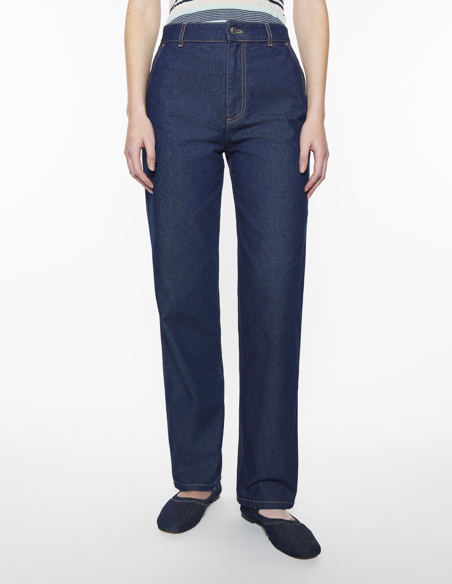 STRAIGHT DENIM JEANS - 3